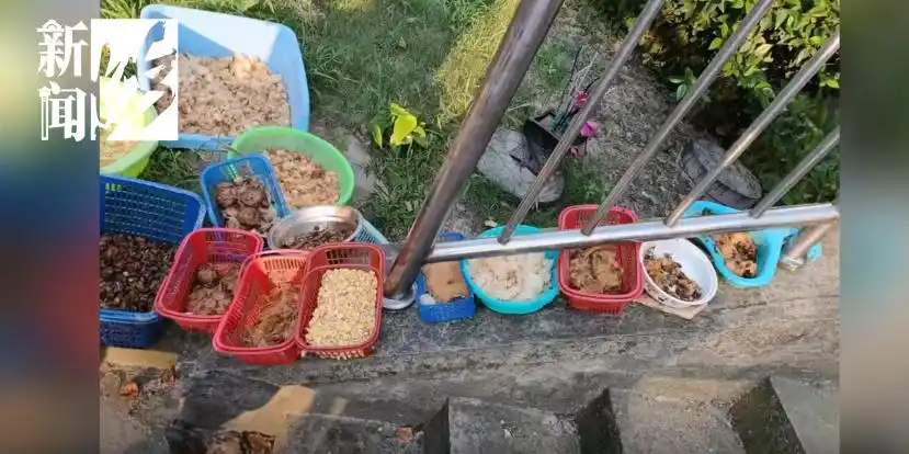 房门被巨量垃圾堵住 社区：老人捡的_小区捡垃圾老人_居民捡垃圾放屋里谁来管