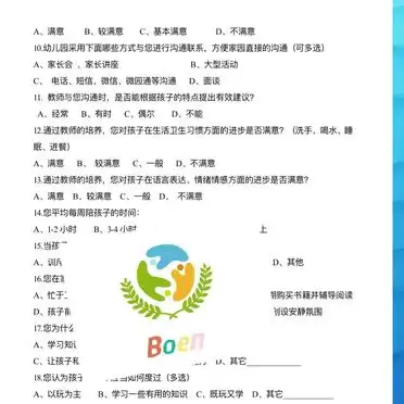 
_家长满意度调查分析_学期末家长问卷